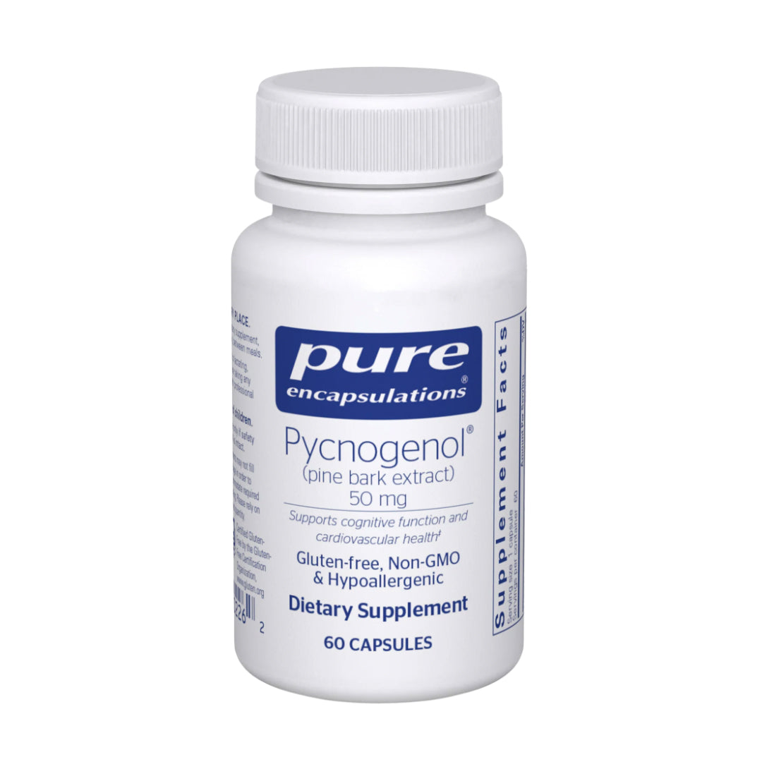 Pure Encapsulations Pycnogenol (Pine Bark Extract) 50 mg