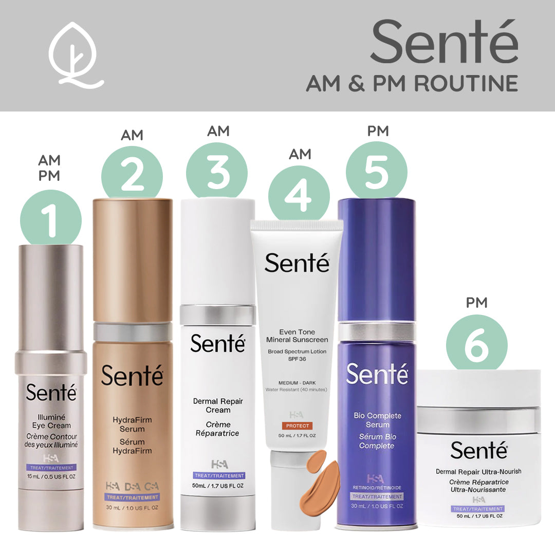 Senté AM / PM Routine For All Skin Types
